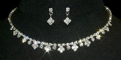 Elevate Your Style with the Sterling Silver Necklace Set - Diamond Crescendo Set