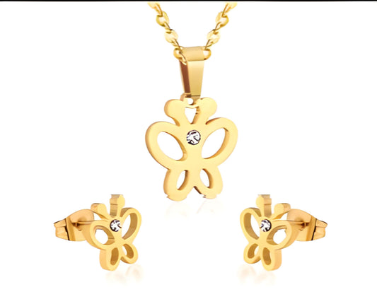 Flutter & Forte Butterfly Jewelry Set: Embrace Elegance and Transformation