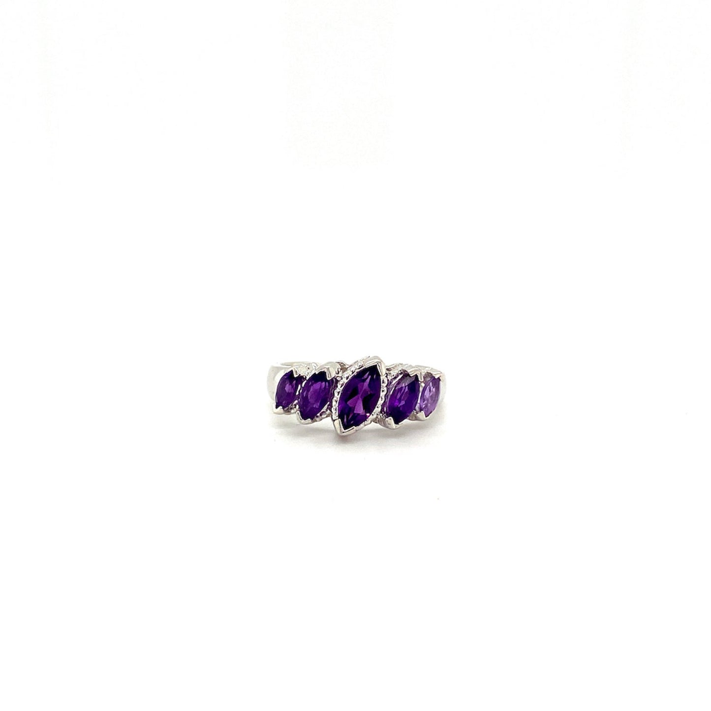 Amethyst Ring in .925 Sterling Silver - KSR 13545