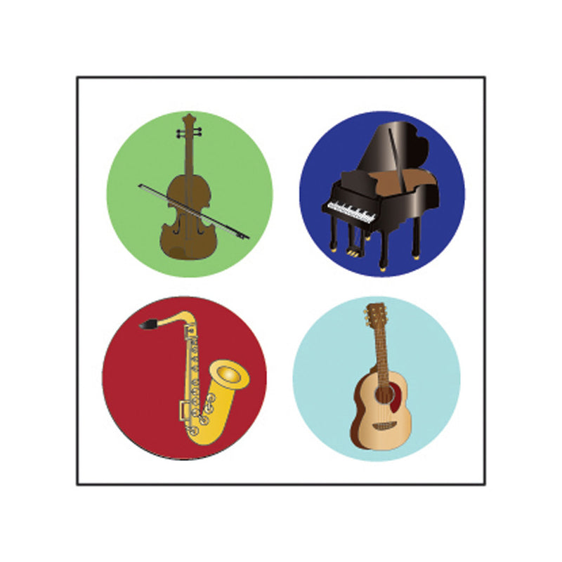 Play On Instrument Stickers