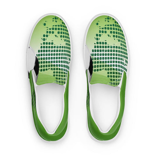 Men’s slip-on canvas shoes lightweight breathable casual footwear with cushioned insole and durable rubber outsole