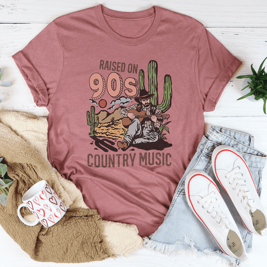 Raised On Country Music Tee-0