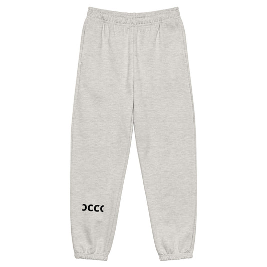Bass Drop Sweats loose fit sweatpants with brushed fleece interior and deep pockets in athletic heather color