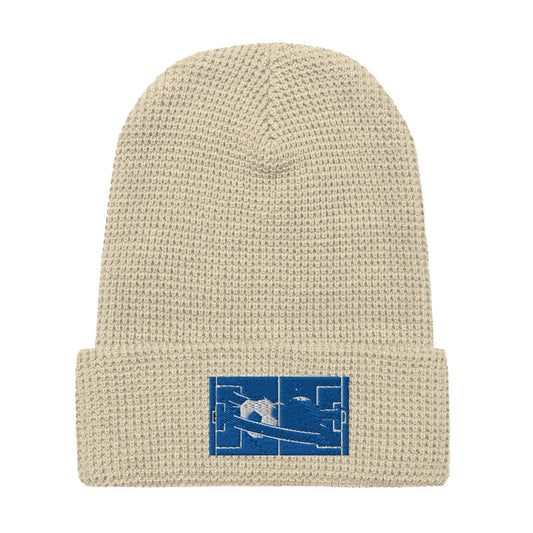 Soft waffle knit beanie for warm and stylish cold-weather wear