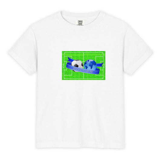 Young Rockstar Tee heavyweight youth t-shirt made of 100% ring-spun cotton with classic fit and garment-dyed soft fabric
